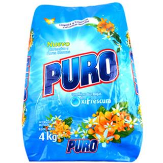 Detergente en Polvo con Aroma Floral Hortencias y Flores Blancas, Microburbujas Puro 4 000 g