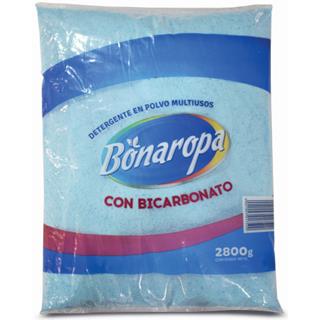 Detergente en Polvo con Bicarbonato Bonaropa 2 800 g