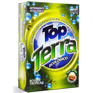 Detergente en Polvo Ecológico Top Terra 2 000 g