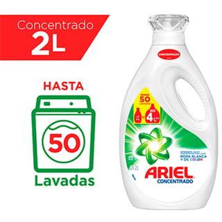 Detergente Líquido 50 Lavadas Ariel 2 000 ml