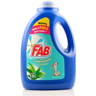 Detergente Líquido con Suavizante y Aloe Vera Fab 1 900 ml