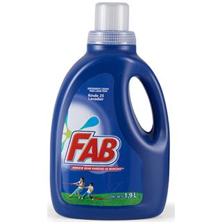 Detergente Líquido Fab 1 900 ml