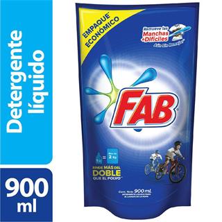 Detergente Líquido Fab  900 ml