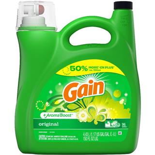 Detergente Líquido 96 Lavadas Gain 4 430 ml