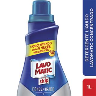 Detergente Líquido 30 Lavadas Lavomatic 1 000 ml