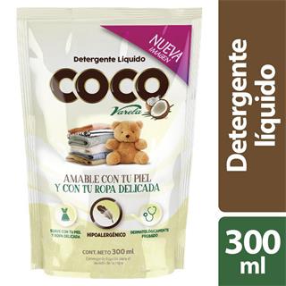 Detergente Líquido para Prendas Delicadas con Aroma a Coco Coco Varela  300 ml