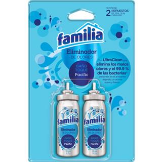 Eliminador de Olores de Toque Baño Pacific Familia  24 ml