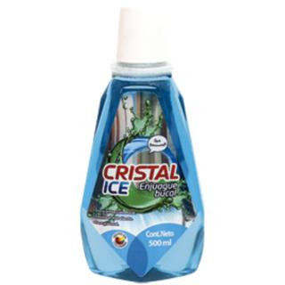 Enjuague Bucal Menta Cristal Ice  500 ml