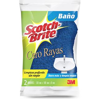 Esponja Multiusos Suave, Baño Scotch Brite  2 unidades