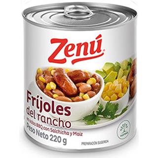 Fríjoles en Lata Salsa BBQ, Salchicha y Maíz Zenú  220 g