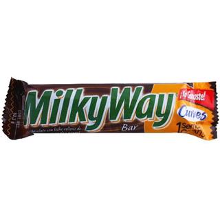 Galletas con Caramelo Recubiertas con Chocolate Milky Way  52 g