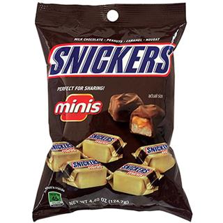 Galletas con Caramelo Recubiertas con Chocolate Snickers  125 g