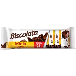 Galletas de Oblea Recubiertas con Chocolate Mini Biscolata  117 g