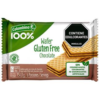 Galletas de Oblea Rellenas con Crema Sabor a Chocolate Bajo Gluten Bridge  155 g