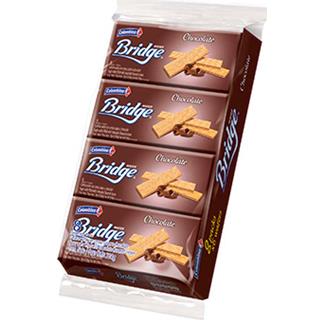 Galletas de Oblea Rellenas con Crema Sabor a Chocolate Bridge  224 g