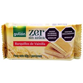 Galletas de Oblea Rellenas con Crema Sabor a Vainilla Dietéticas Gullon  60 g