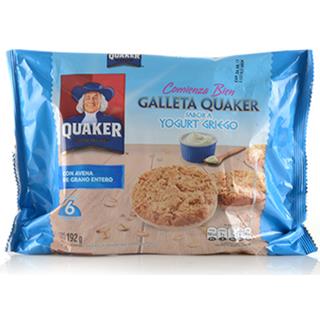 Galletas Integrales con Avena y Relleno Yogurt Griego Quaker  192 g