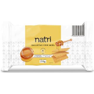 Galletas Integrales con Miel Natri  216 g