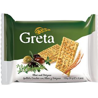 Galletas Integrales Oliva, Orégano Greta  120 g