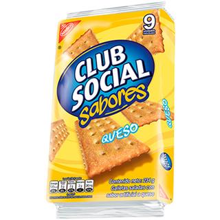 Galletas Saladas Queso Club Social  234 g