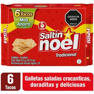 Galletas Saladas Saltín Noel  531 g