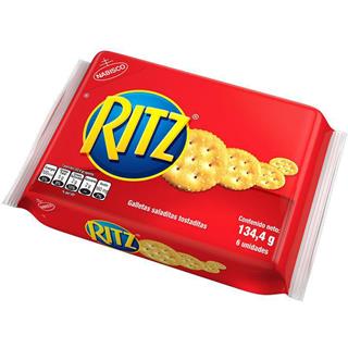 Galletas Sánduche Saladas Rellenas con Crema Queso Ritz  134 g