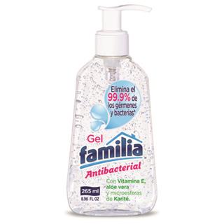 Gel Antibacterial con Aloe Vera y Vitamina E Karité Familia  265 ml