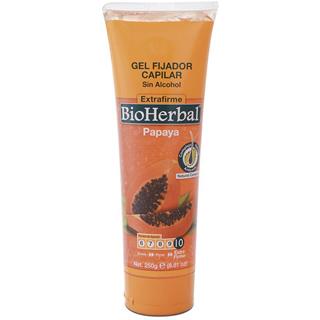 Gel Fijador Capilar Fuerte Papaya Bioherbal  250 g