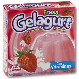 Gelatina en Polvo con Sabor a Fresa Yogur Gelagurt  50 g