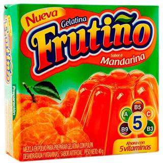 Gelatina en Polvo con Sabor a Mandarina Frutiño  40 g