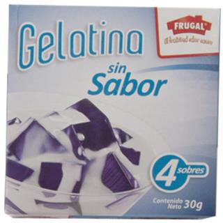 Gelatina en Polvo Sin Sabor Frugal  30 g