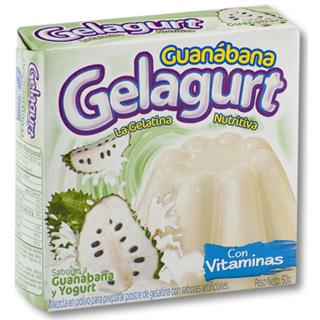 Gelatina en Polvo Guanábana y Yogur Gelagurt  50 g