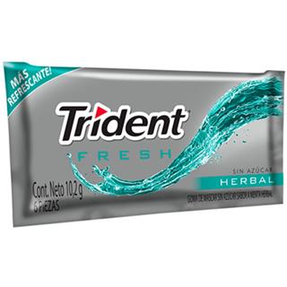 Goma de Mascar Dietética Herbal Trident  184 g