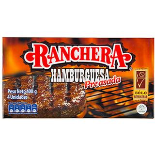 Hamburguesas de Res Preasada Ranchera  400 g