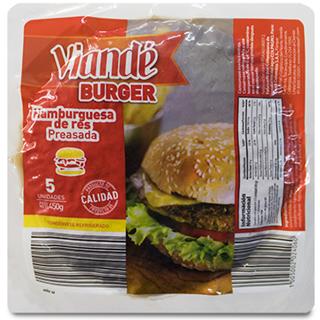 Hamburguesas de Res Viandé  450 g