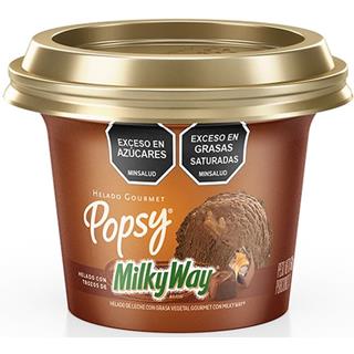 Helado con Chips de Chocolate Mily Way Popsy  60 g