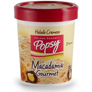 Helado de Macadamia Gourmet Popsy  600 g