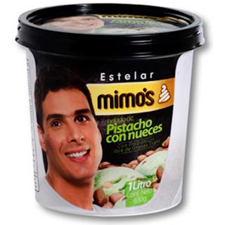Helado de Pistacho con Nueces Mimo's  630 g
