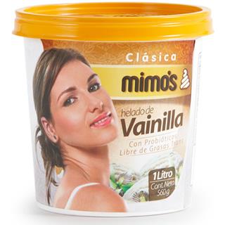 Helado de Vainilla Mimo's  560 g