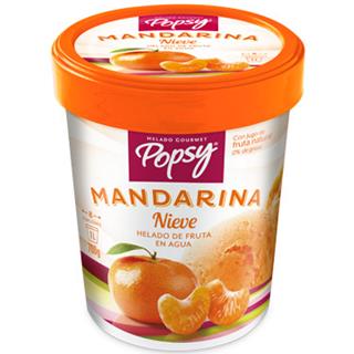 Helado en Agua Mandarina Popsy  700 g