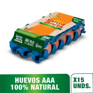 Huevos AAA Rojos Santa Anita  15 unidades