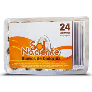 Huevos de Codorniz Sol Naciente  24 unidades