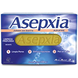 Jabón Antiacné Azufre Asepxia  100 g