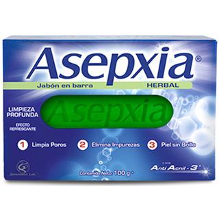 Jabón Antiacné Herbal Asepxia  100 g