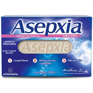 Jabón Antiacné Neutro Asepxia  100 g