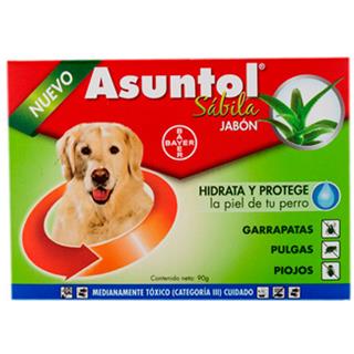 Jabón Antipulgas para Perros Sábila Asuntol  90 g