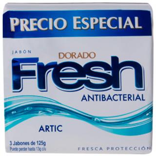 Jabón en Barra Antibacterial Artic Dorado  375 g