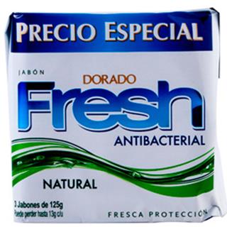 Jabón en Barra Antibacterial Natural Dorado  375 g