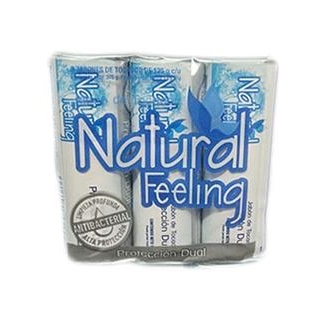 Jabón en Barra Antibacterial Natural Feeling  375 g