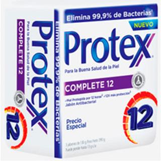 Jabón en Barra Antibacterial Complete 12 Protex  390 g